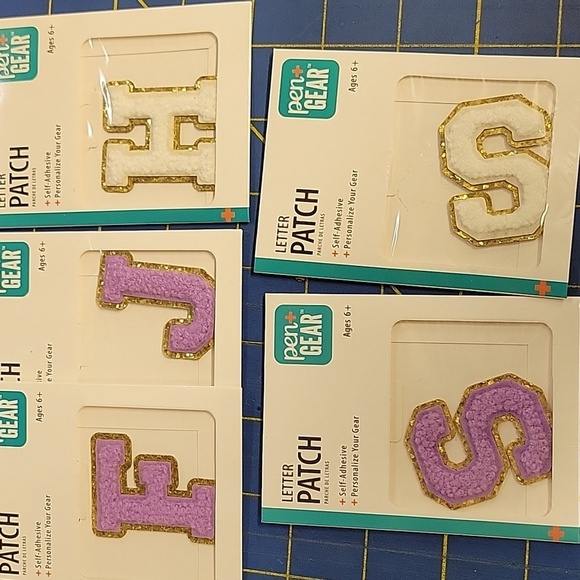 Colorful Letter Phrase 19 Patches YEEHAE HOWDY LOVE GLAM FJHS NEW - Picture 7 of 8